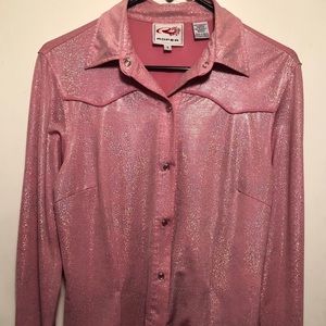 Roper Western Pearl Snaps Shirt size S